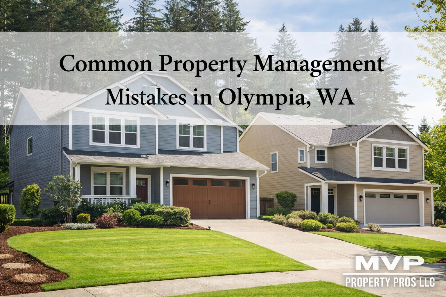 Common Property Management Mistakes in Olympia, WA | MVP Property Pros
